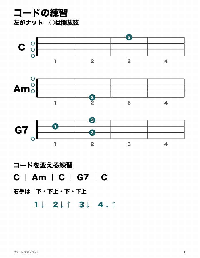 第2回宿題プリントの表紙